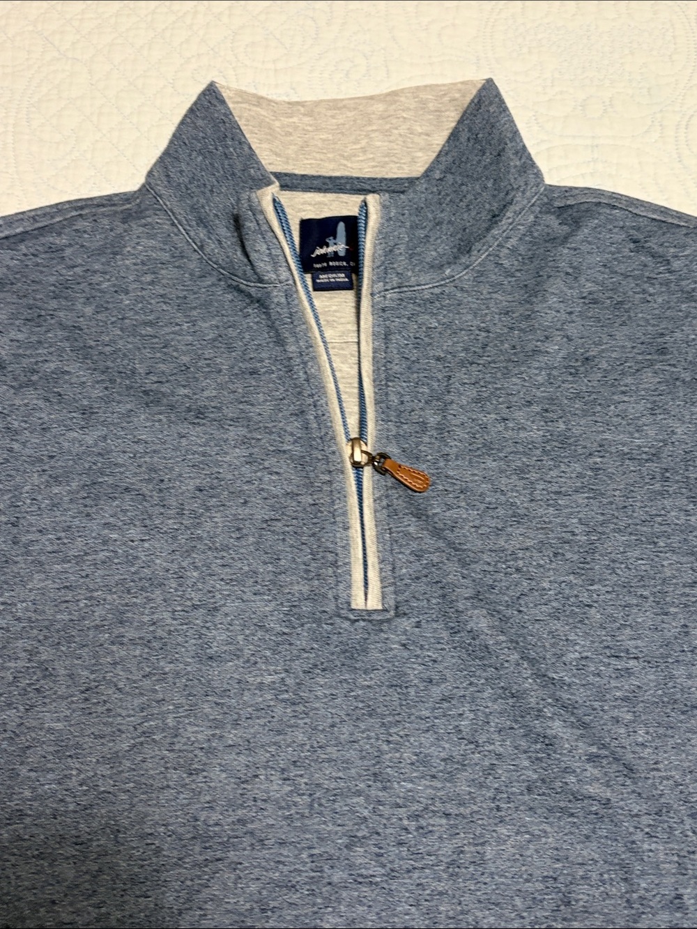 Johnnie-O Sully Adrift Medium 1/4 Zip Sweater